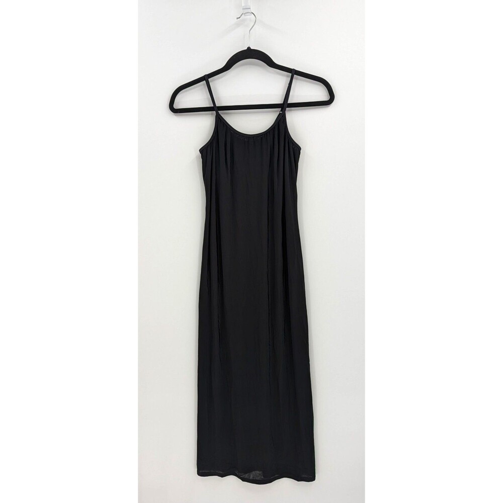 Vintage Victoria's Secret Nightgown Sz 36 Black Sleep Long Sheer